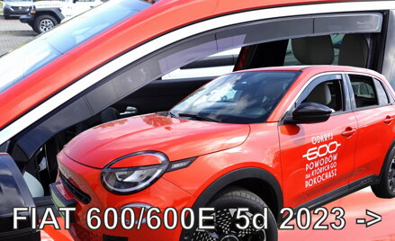 Deflektory Heko - Fiat 600 (aj 600E) od 2023