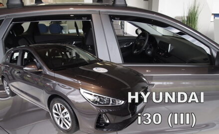 Deflektory Heko - Hyundai i30 Hatchback od 2017 (so zadnými)