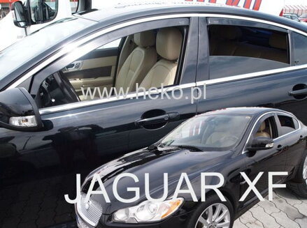 Deflektory Heko - Jaguar XF X250 2007-2015 (so zadnými)