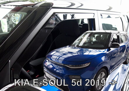 Deflektory Heko - Kia E-Soul od 2019 (so zadnými)