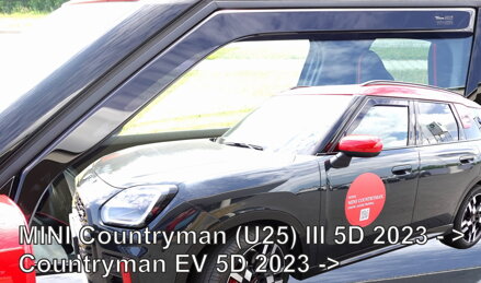 Deflektory Heko - Mini Countryman (U25) III 5-dv (aj EV) od 2023