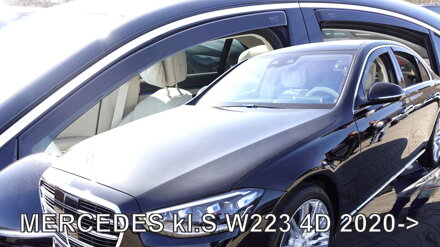 Deflektory Heko - Mercedes S W223 od 2020 (so zadnými)