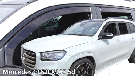 Deflektory Heko - Mercedes GLS X167 od 2019 (so zadnými)