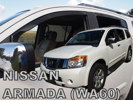 Deflektory Heko - Nissan Armada WA60 2004-2016 (so zadnými)