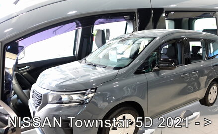 Deflektory Heko - Nissan Townstar 5-dv od 2022 (so zadnými)