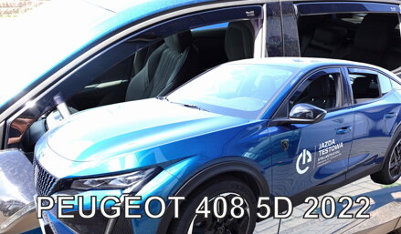 Deflektory Heko - Peugeot 408 od 2023 (so zadnými)