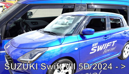 Deflektory Heko - Suzuki Swift VII od 2024 (so zadnými)