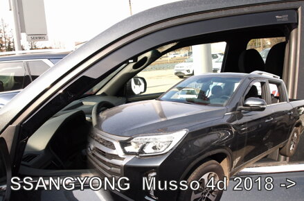 Deflektory Heko - Ssangyong Musso od 2018