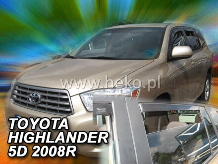Deflektory Heko - Toyota Highlander 2007-2013