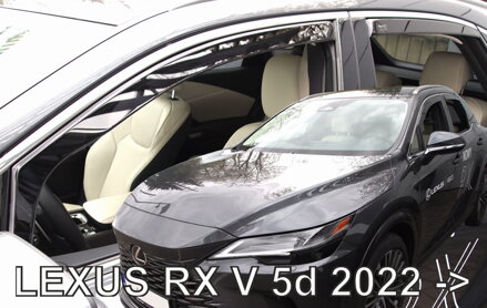 Deflektory Heko - Lexus RX (V) AX5 od 2023 (so zadnými)