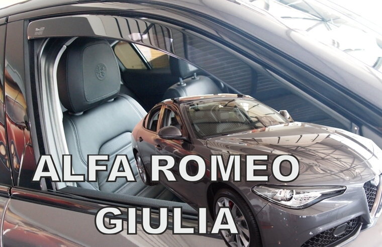 Deflektory Heko - Alfa Romeo Giulia od 2016 Deflektory Heko - Alfa Romeo Giulia od 2016