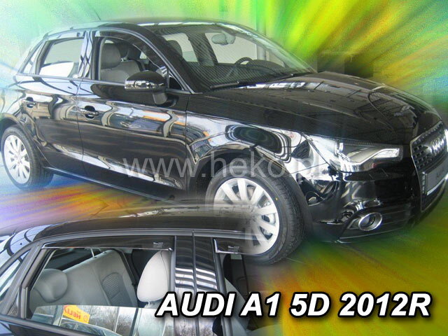 Deflektory Heko - Audi A1 5-dverová 2010-2018 (so zadnými) Deflektory Heko - Audi A1 5-dverová 2010-2018 (so zadnými)