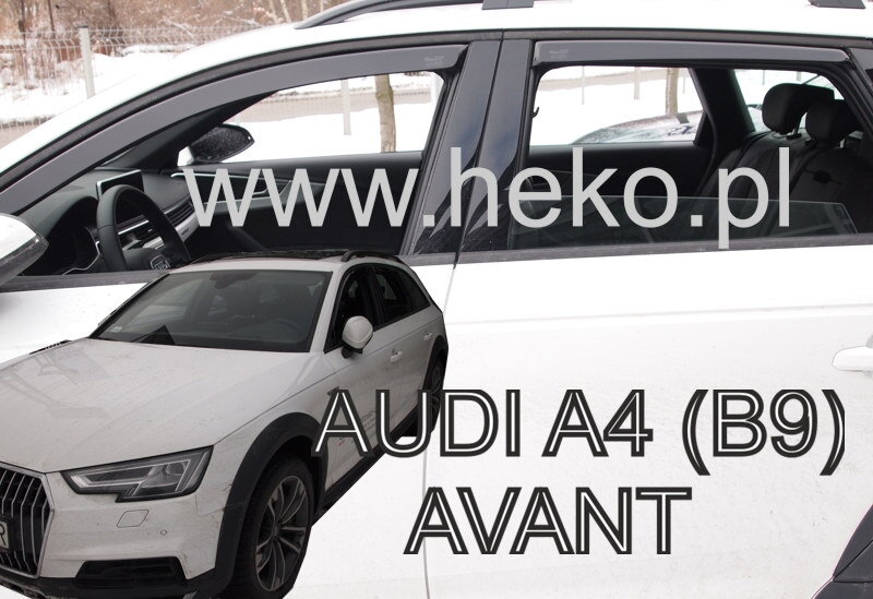 Deflektory Heko - Audi A4 Avant od 2016 (so zadnými) Deflektory Heko - Audi A4 Avant od 2016 (so zadnými)