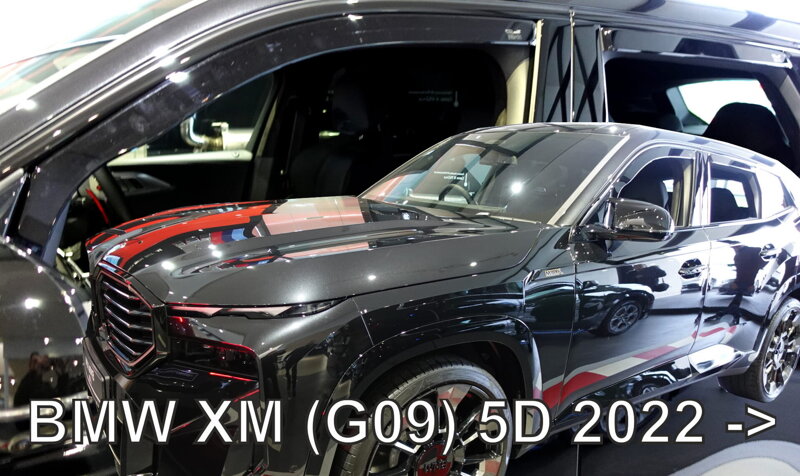 Deflektory Heko - BMW XM G09 od 2022 (so zadnými) Deflektory Heko - BMW XM G09 od 2022 (so zadnými)