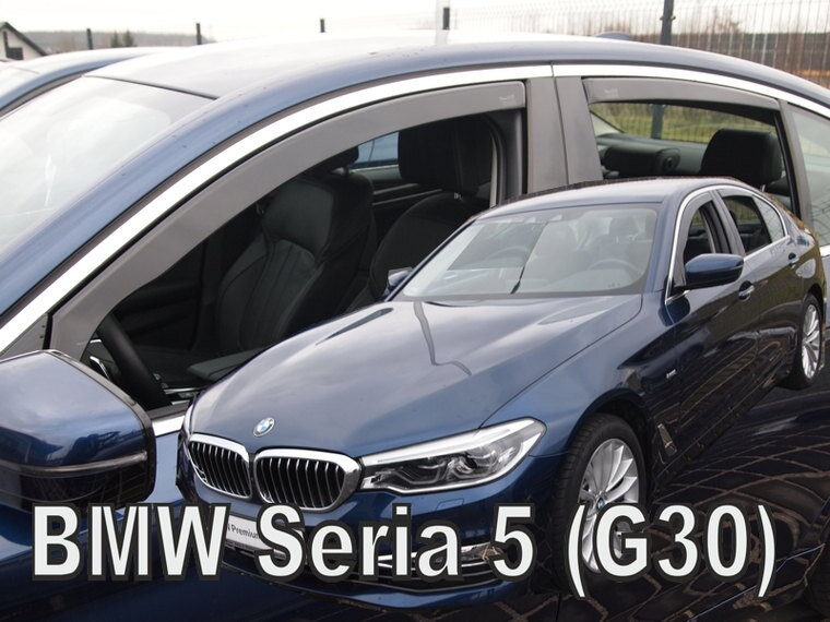 Deflektory Heko - BMW 5 G30 Sedan 2017-2023 (so zadnými) Deflektory Heko - BMW 5 G30 Sedan 2017-2023 (so zadnými)