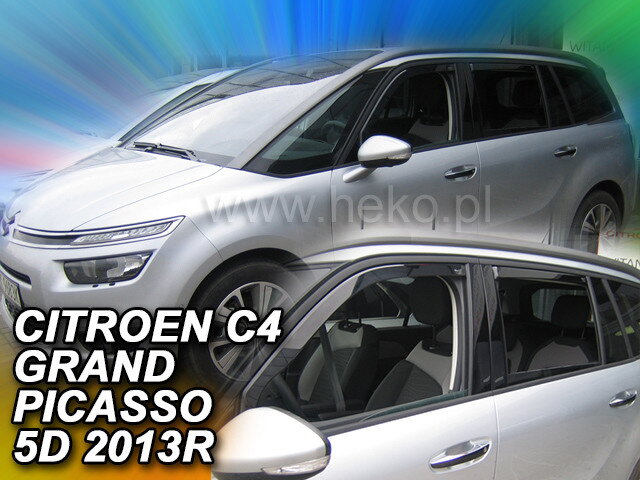 Deflektory Heko - Citroen C4 Grand Picasso od 2013 (so zadnými) Deflektory Heko - Citroen C4 Grand Picasso od 2013 (so zadnými)