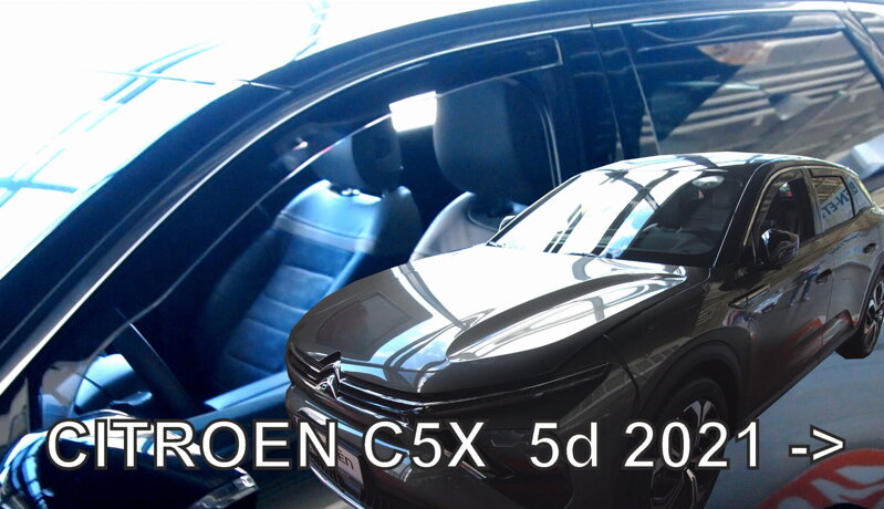 Deflektory Heko - Citroen C5X od 2021 (so zadnými) Deflektory Heko - Citroen C5X od 2021 (so zadnými)