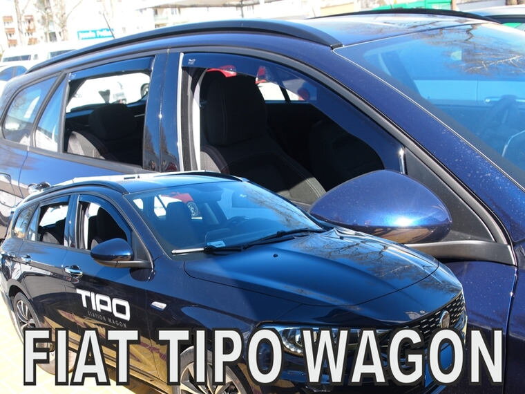 Deflektory Heko - Fiat Tipo Combi od 2016 (so zadnými) Deflektory Heko - Fiat Tipo Combi od 2016 (so zadnými)