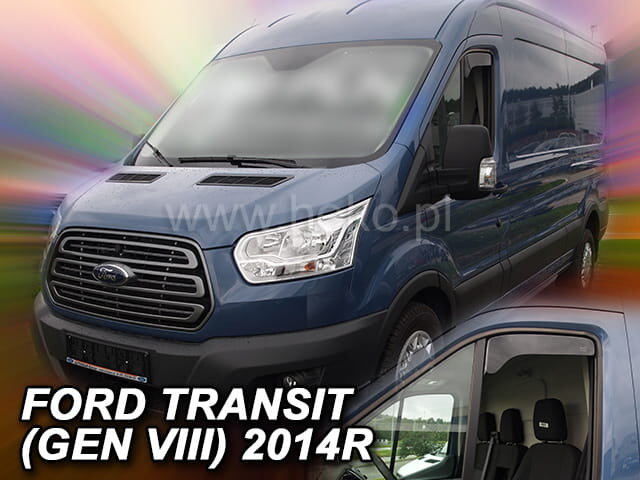 Deflektory Heko - Ford Transit VI (krátka verzia) od 2013 Deflektory Heko - Ford Transit VI (krátka verzia) od 2013