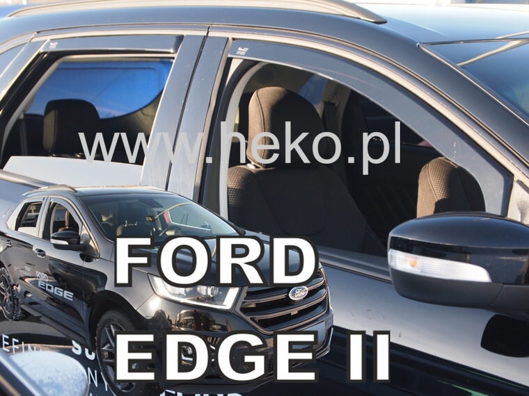 Deflektory Heko - Ford Edge II 2014-2023 (so zadnými) Deflektory Heko - Ford Edge II 2014-2023 (so zadnými)