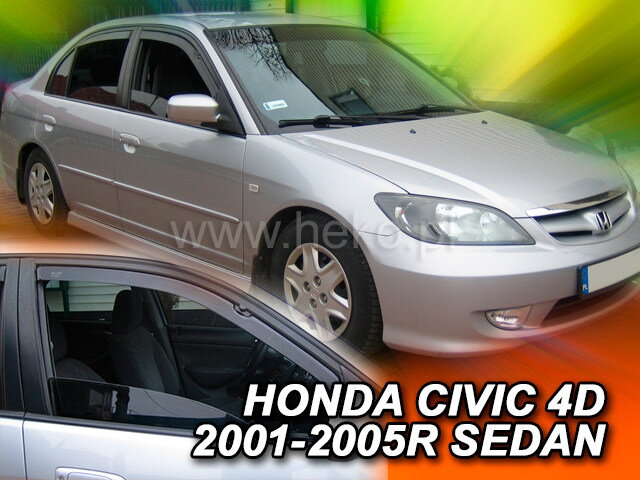 Deflektory Heko - Honda Civic Sedan 2000-2005 Deflektory Heko - Honda Civic Sedan 2000-2005
