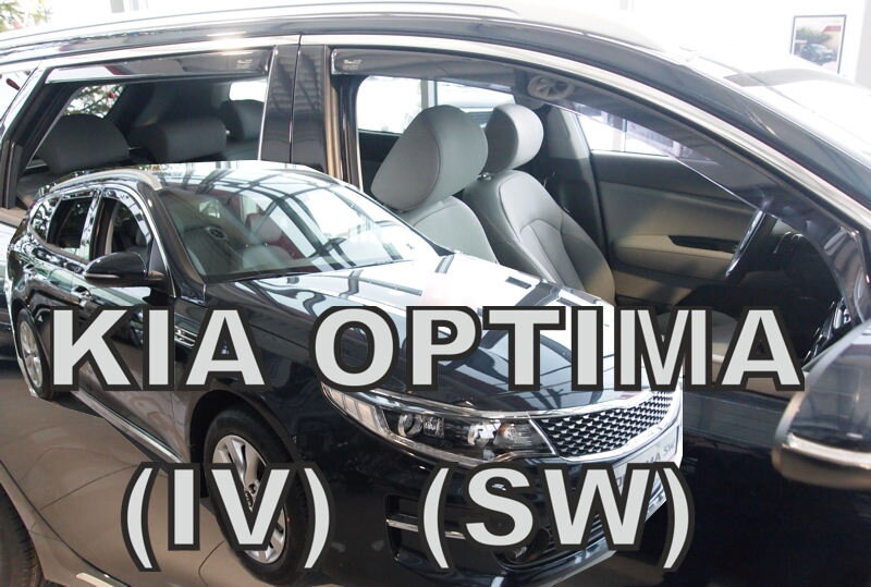 Deflektory Heko - Kia Optima Combi od 2016 (so zadnými) Deflektory Heko - Kia Optima Combi od 2016 (so zadnými)