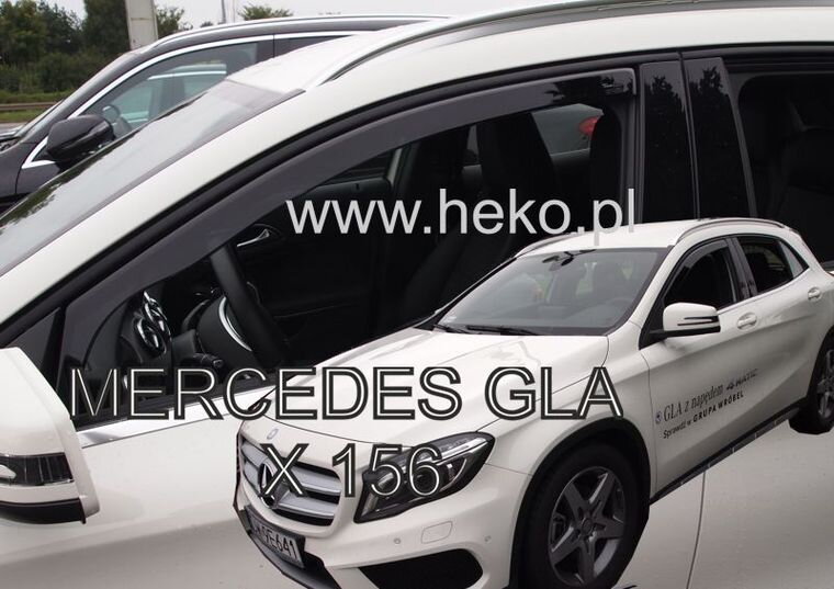 Deflektory Heko - Mercedes GLA X156 2014-2020 Deflektory Heko - Mercedes GLA X156 2014-2020