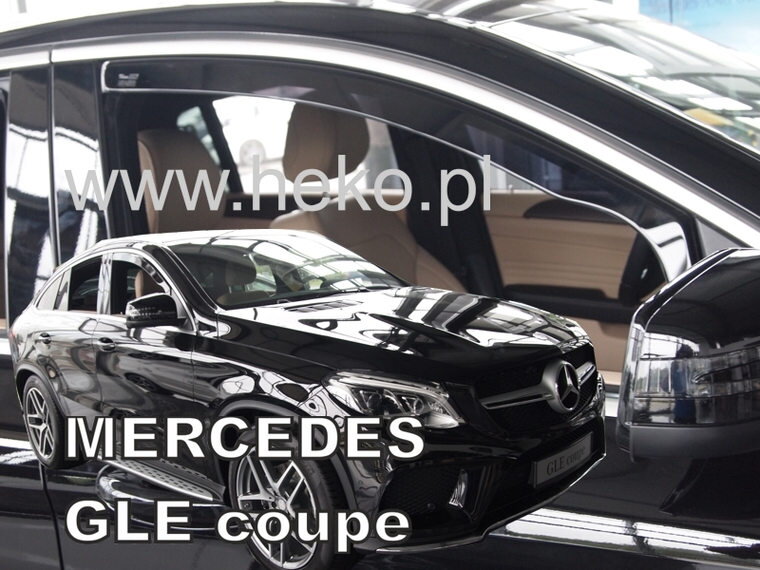Deflektory Heko - Mercedes GLE C292 Coupe 2015-2019 Deflektory Heko - Mercedes GLE C292 Coupe 2015-2019