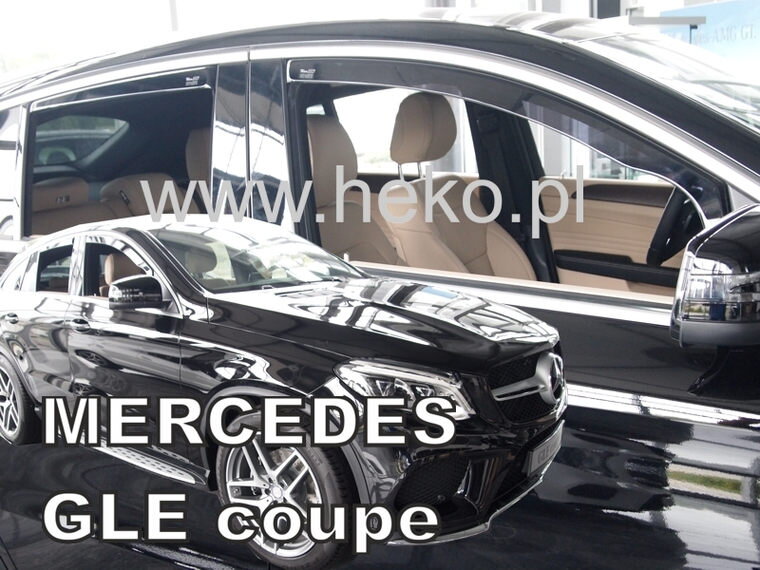 Deflektory Heko - Mercedes GLE C292 Coupe 2015-2019 (so zadnými) Deflektory Heko - Mercedes GLE C292 Coupe 2015-2019 (so zadnými)