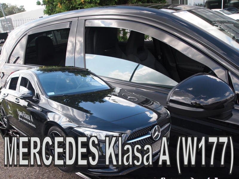 Deflektory Heko - Mercedes A W177 od 2018 (so zadnými) Deflektory Heko - Mercedes A W177 od 2018 (so zadnými)