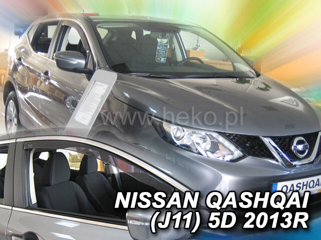 Deflektory Heko - Nissan Qashqai 2013-2021 Deflektory Heko - Nissan Qashqai 2013-2021