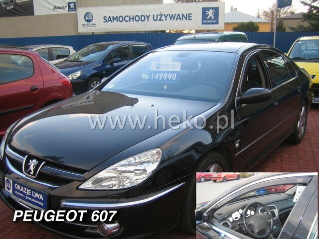 Deflektory Heko - Peugeot 607 Deflektory Heko - Peugeot 607
