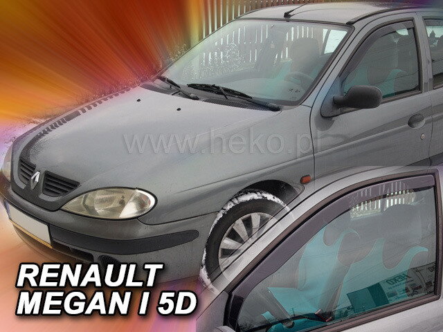 Deflektory Heko - Renault Megane 1995-2002 Deflektory Heko - Renault Megane 1995-2002