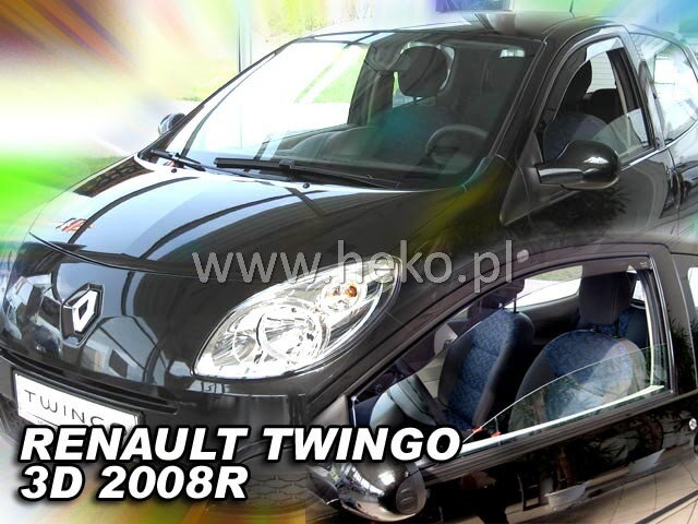 Deflektory Heko - Renault Twingo 3-dverový 2008-2014 Deflektory Heko - Renault Twingo 3-dverový 2008-2014