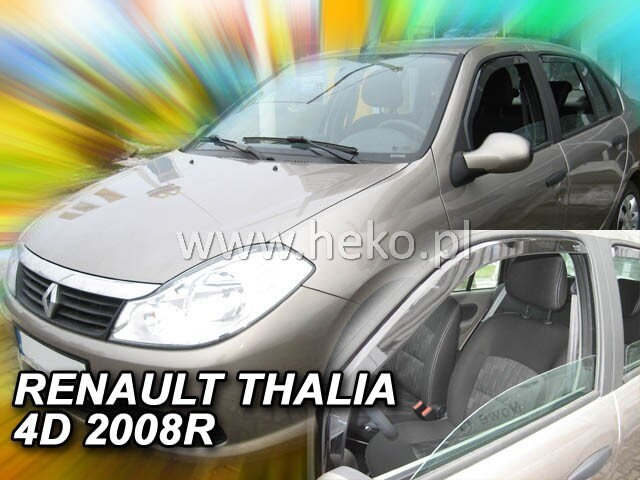 Deflektory Heko - Renault Thalia 2008-2013 Deflektory Heko - Renault Thalia 2008-2013