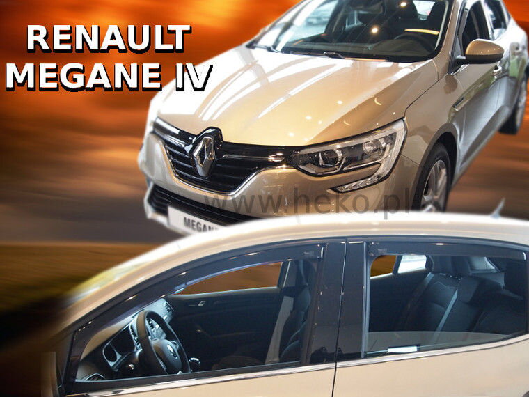Deflektory Heko - Renault Megane IV Hatchback od 2016 (so zadnými) Deflektory Heko - Renault Megane IV Hatchback od 2016 (so zadnými)