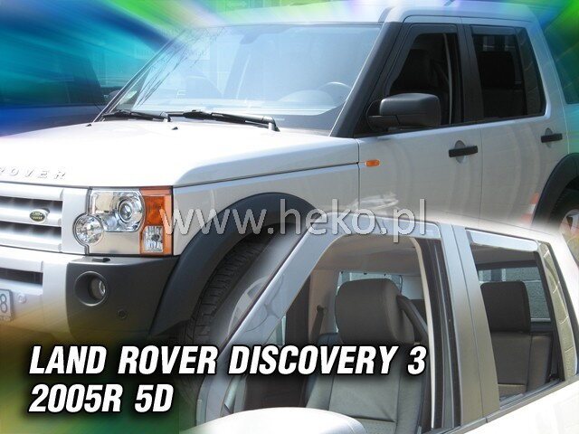 Deflektory Heko - Land Rover Discovery III 2005-2009 (so zadnými) Deflektory Heko - Land Rover Discovery III 2005-2009 (so zadnými)