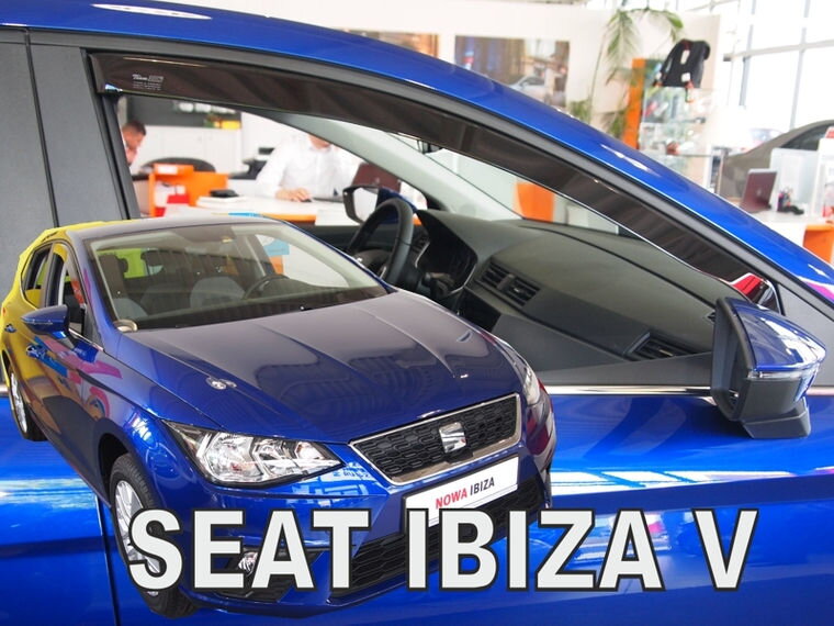 Deflektory Heko - Seat Ibiza 5-dverová od 2017 Deflektory Heko - Seat Ibiza 5-dverová od 2017