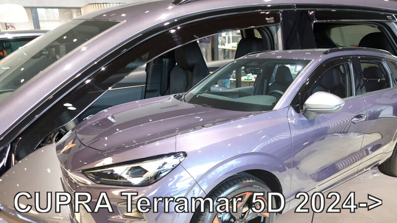Deflektory Heko - Cupra Terramar od 2024 (so zadnými) Deflektory Heko - Cupra Terramar od 2024 (so zadnými)