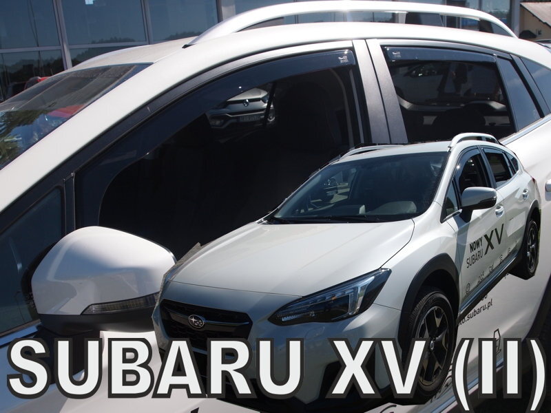 Deflektory Heko - Subaru XV II od 2018 (so zadnými) Deflektory Heko - Subaru XV II od 2018 (so zadnými)