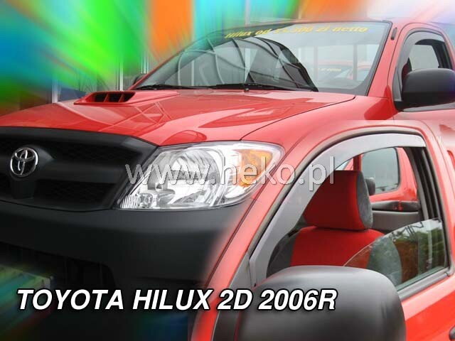 Deflektory Heko - Toyota Hilux 2-dverová od 2006 Deflektory Heko - Toyota Hilux 2-dverová od 2006