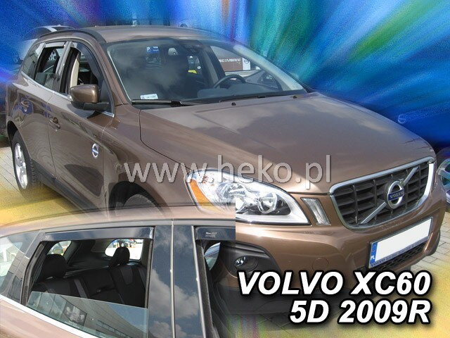 Deflektory Heko - Volvo XC60 2008-2017 (so zadnými) Deflektory Heko - Volvo XC60 2008-2017 (so zadnými)