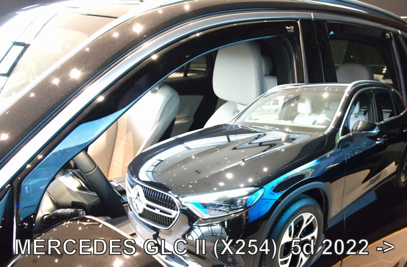 Deflektory Heko - Mercedes GLC II X254 od 2023 (so zadnými) Deflektory Heko - Mercedes GLC II X254 od 2023 (so zadnými)