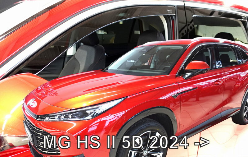 Deflektory Heko - MG HS II od 2024 (so zadnými) Deflektory Heko - MG HS II od 2024 (so zadnými)