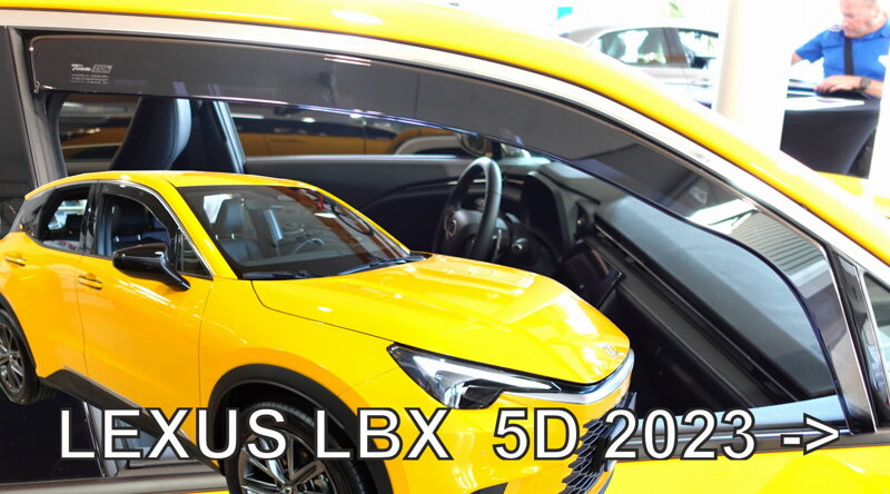 Deflektory Heko - Lexus LBX od 2023 Deflektory Heko - Lexus LBX od 2023