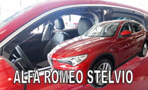 Deflektory Heko - Alfa Romeo Stelvio od 2017 (+zadné)