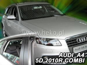Deflektory Heko - Audi A4 Combi od 2009 (so zadnými)