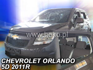 Deflektory Heko - Chevrolet Orlando od 2011 (so zadnými)
