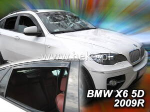 Deflektory Heko - BMW X6 E71 F16 2008-2019 (so zadnými)