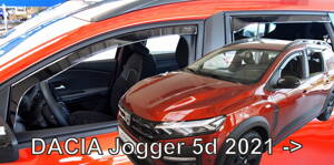 Deflektory Heko - Dacia Jogger od 2021 (so zadnými)